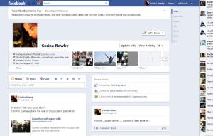 Facebook Timeline for corecorina